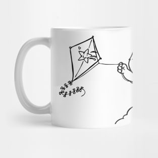 playing kites Mug